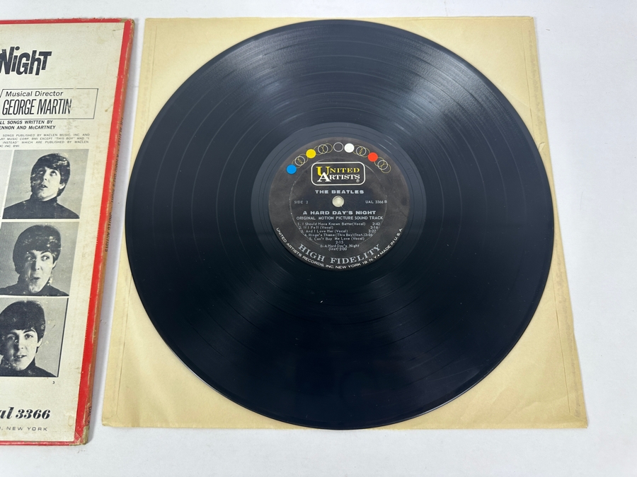 The Beatles - A Hard Day's Night United Artists Records UAL 3366 Vinyl Record [Photo 6]