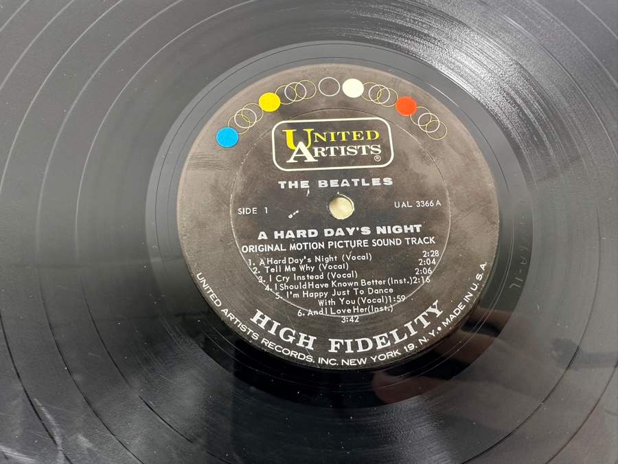 The Beatles - A Hard Day's Night United Artists Records UAL 3366 Vinyl Record [Photo 5]