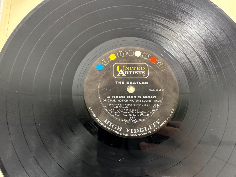 The Beatles - A Hard Day's Night United Artists Records UAL 3366 Vinyl Record [Photo 7]