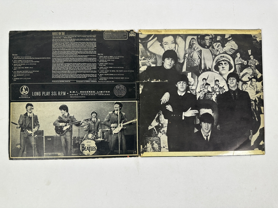 The Beatles - Beatles For Sale Parlophone Records PCS 3062 UK Import Gatefold Vinyl Record [Photo 3]
