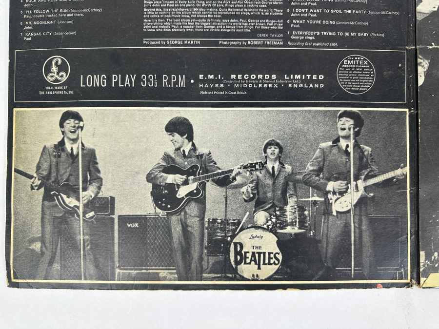 The Beatles - Beatles For Sale Parlophone Records PCS 3062 UK Import Gatefold Vinyl Record [Photo 5]