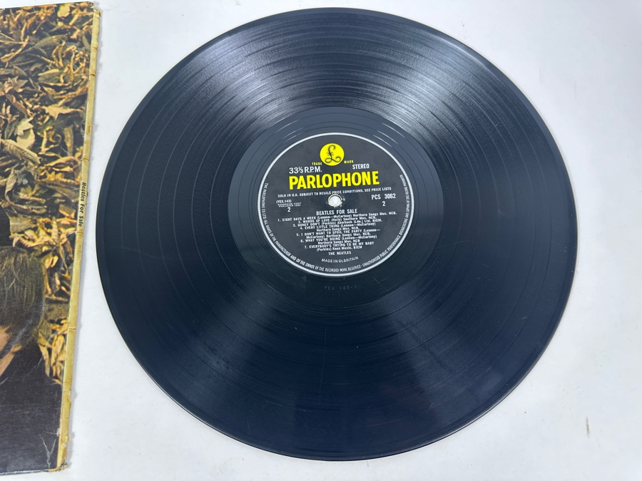 The Beatles - Beatles For Sale Parlophone Records PCS 3062 UK Import Gatefold Vinyl Record [Photo 12]