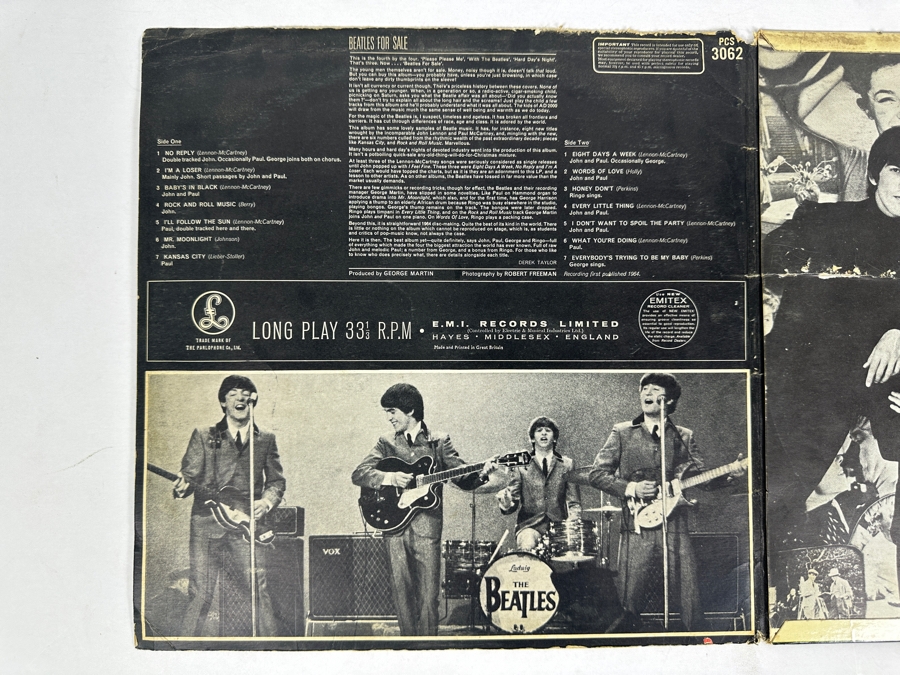 The Beatles - Beatles For Sale Parlophone Records PCS 3062 UK Import Gatefold Vinyl Record [Photo 4]