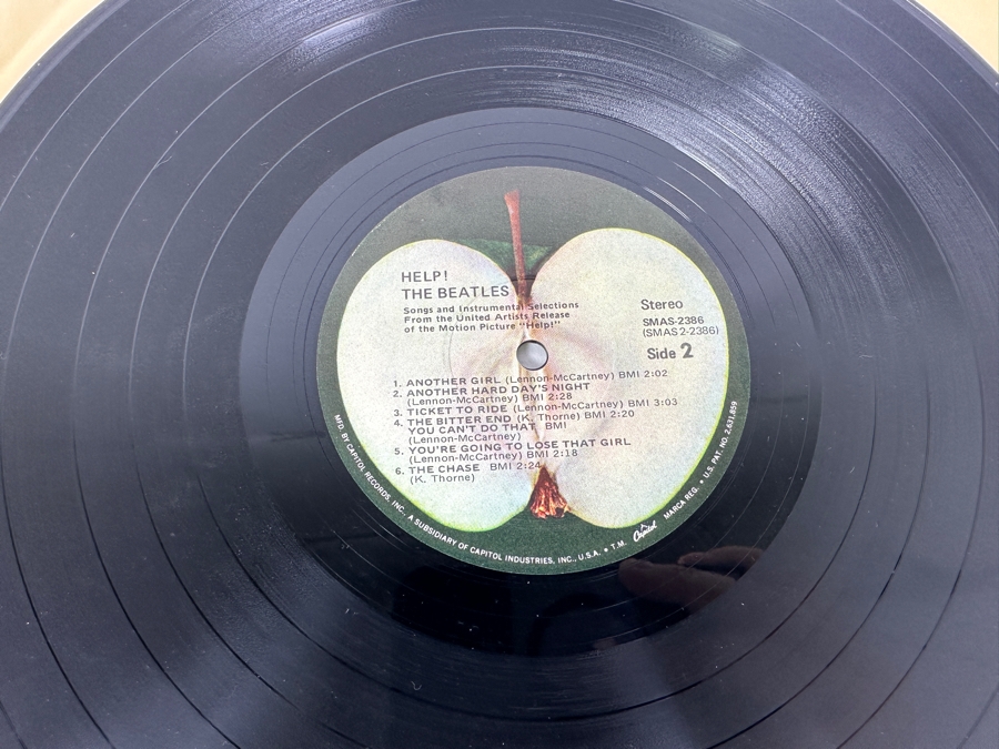 The Beatles - Help! Capital Records SMAS-2386 Gatefold Vinyl Record [Photo 8]