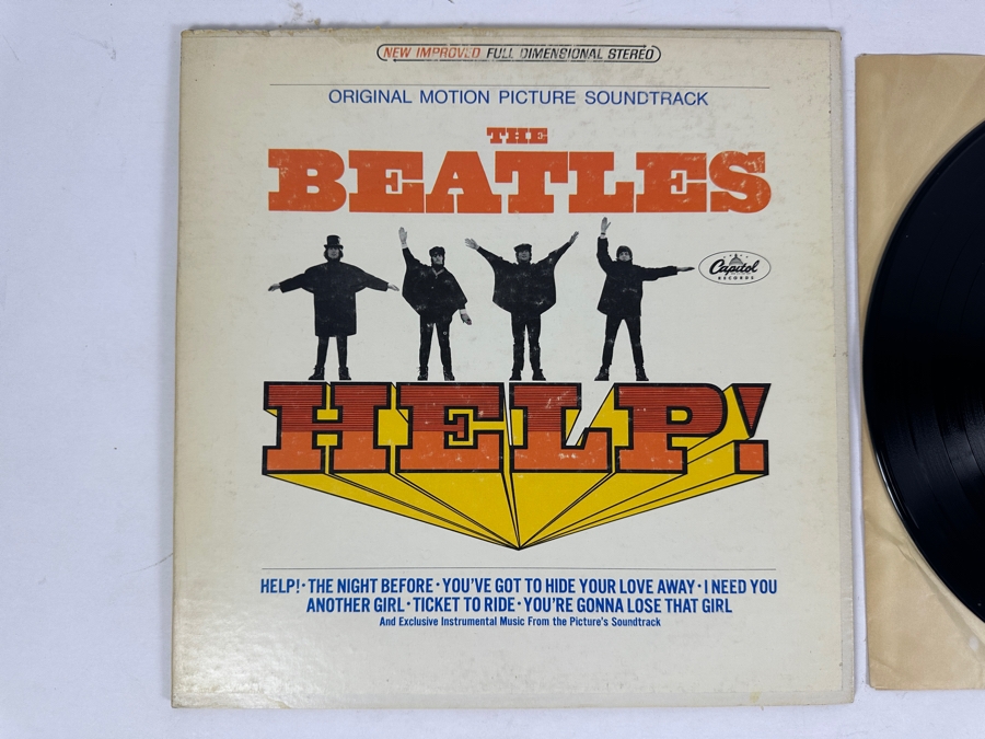 The Beatles - Help! Capital Records SMAS-2386 Gatefold Vinyl Record [Photo 2]