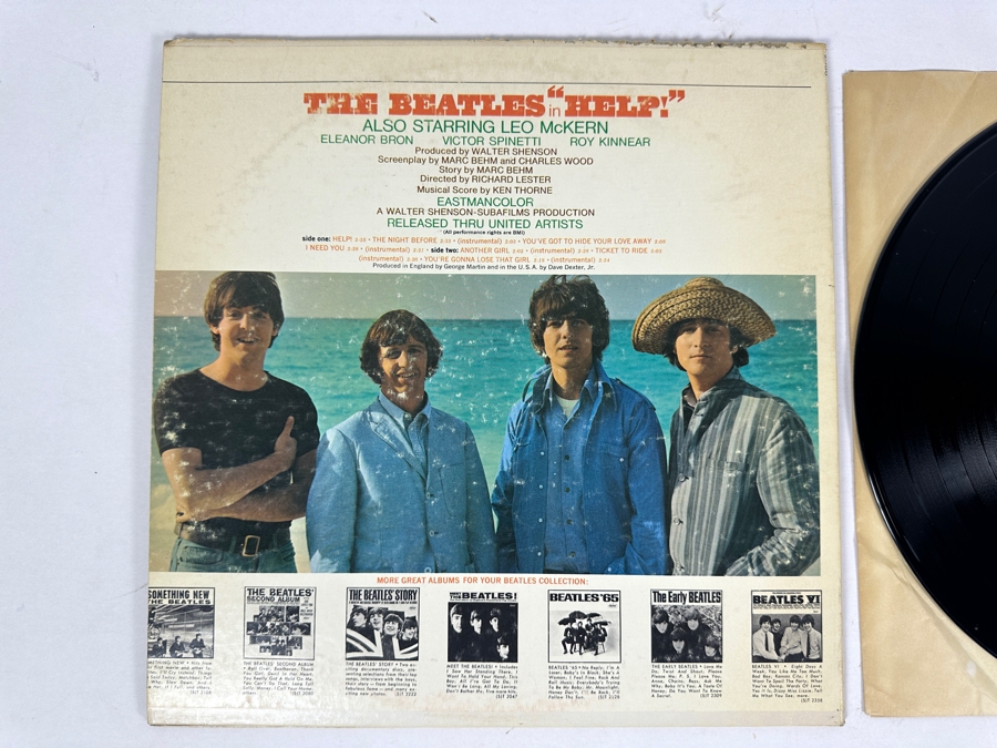 The Beatles - Help! Capital Records SMAS-2386 Gatefold Vinyl Record [Photo 4]