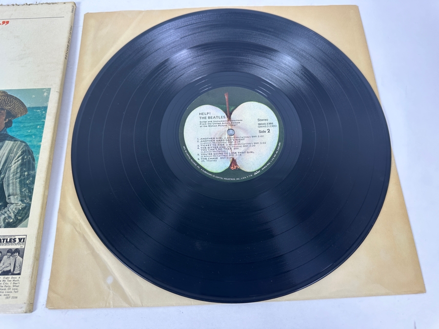 The Beatles - Help! Capital Records SMAS-2386 Gatefold Vinyl Record [Photo 7]