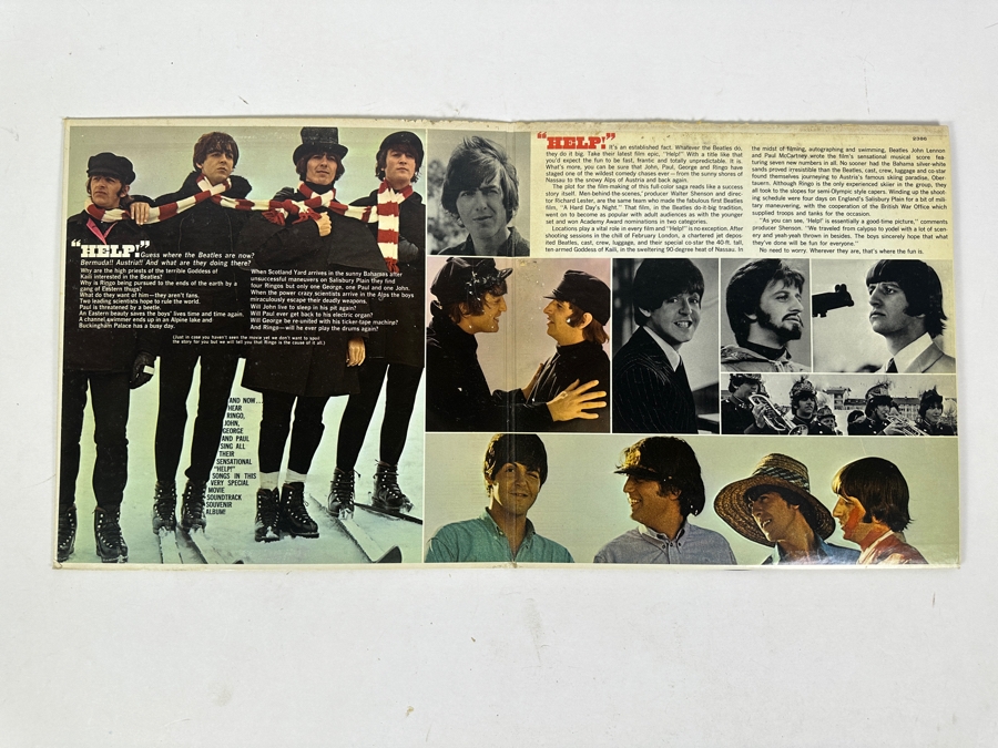 The Beatles - Help! Capital Records SMAS-2386 Gatefold Vinyl Record [Photo 3]