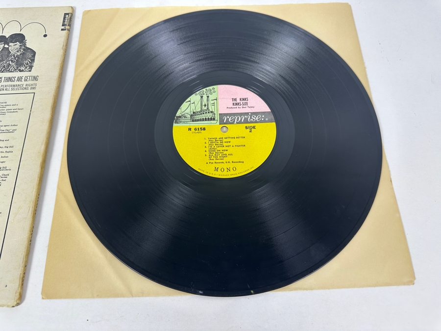 The Kinks - Kinks-Size Reprise Records R 6158 1965 Vinyl Record UK Import [Photo 6]