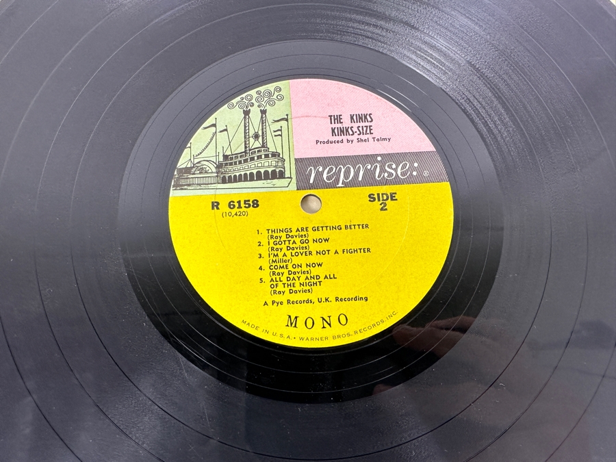 The Kinks - Kinks-Size Reprise Records R 6158 1965 Vinyl Record UK Import [Photo 7]
