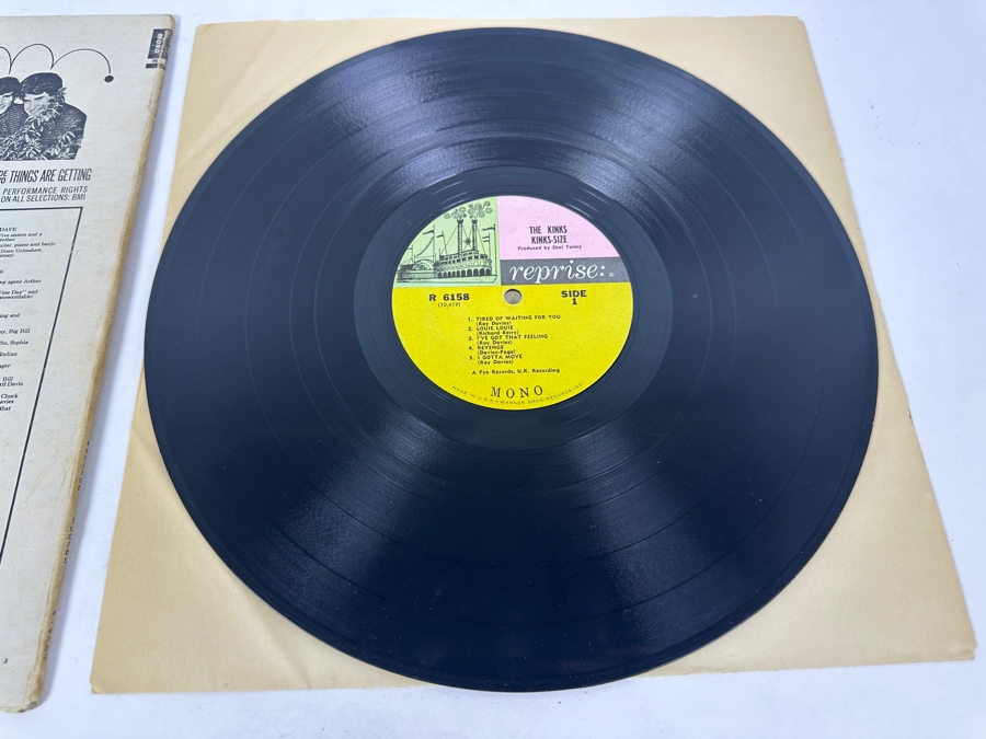 The Kinks - Kinks-Size Reprise Records R 6158 1965 Vinyl Record UK Import [Photo 4]