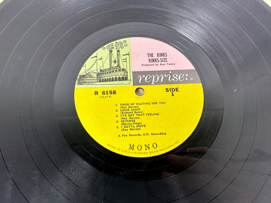 The Kinks - Kinks-Size Reprise Records R 6158 1965 Vinyl Record UK Import [Photo 5]