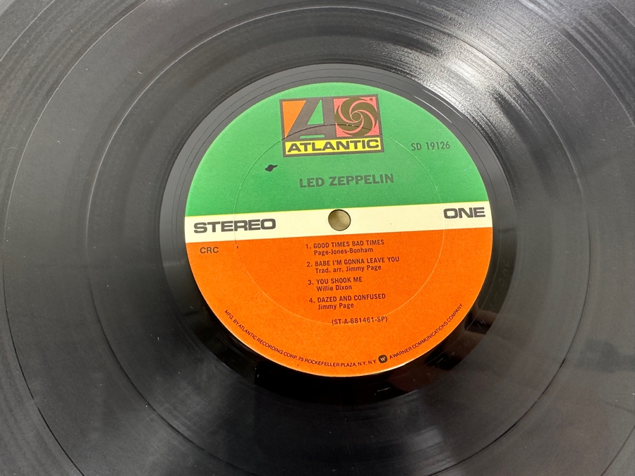 Led Zeppelin - Led Zeppelin Atlantic Records SD 19126 Vinyl Record [Photo 5]