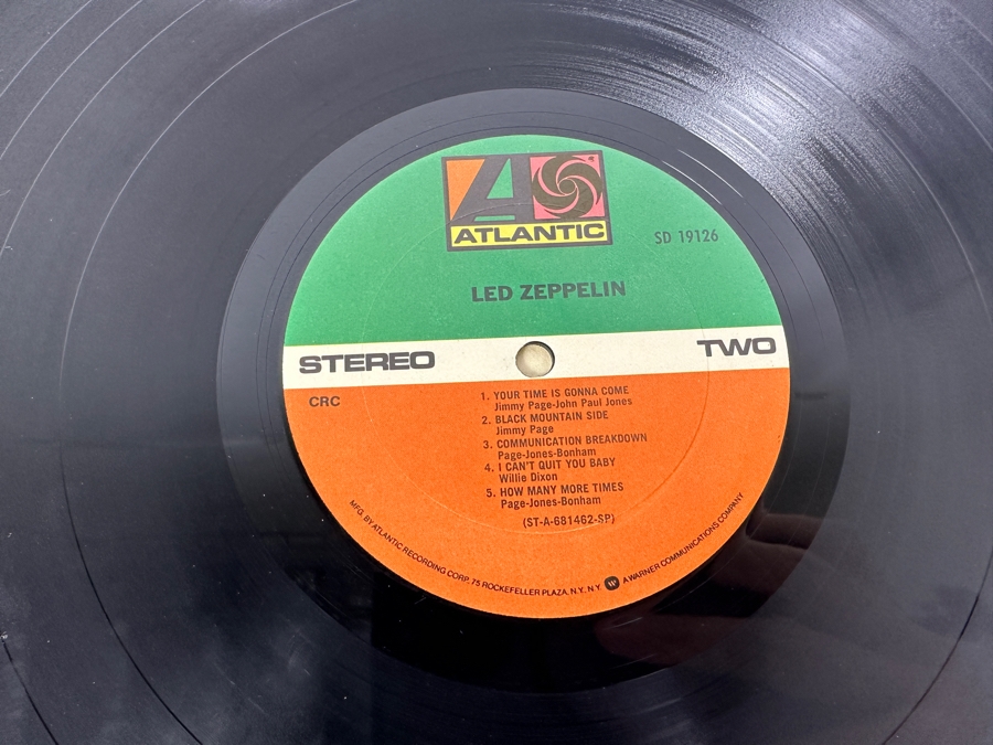 Led Zeppelin - Led Zeppelin Atlantic Records SD 19126 Vinyl Record [Photo 7]