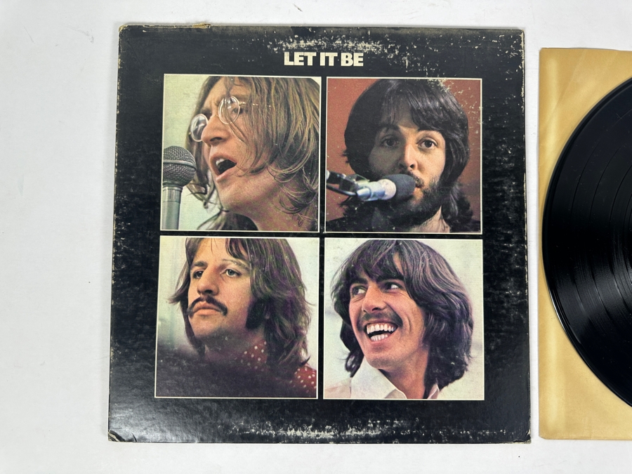 The Beatles - Let It Be Apple Records Red Apple AR 34001 Gatefold Vinyl Record UK (Phil Spector) [Photo 2]