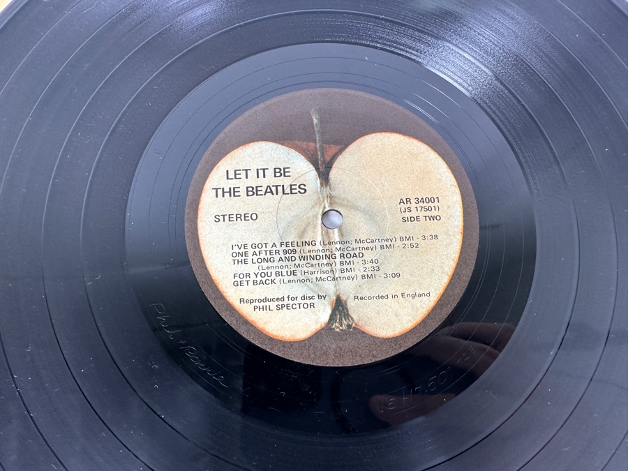 The Beatles - Let It Be Apple Records Red Apple AR 34001 Gatefold Vinyl Record UK (Phil Spector) [Photo 10]