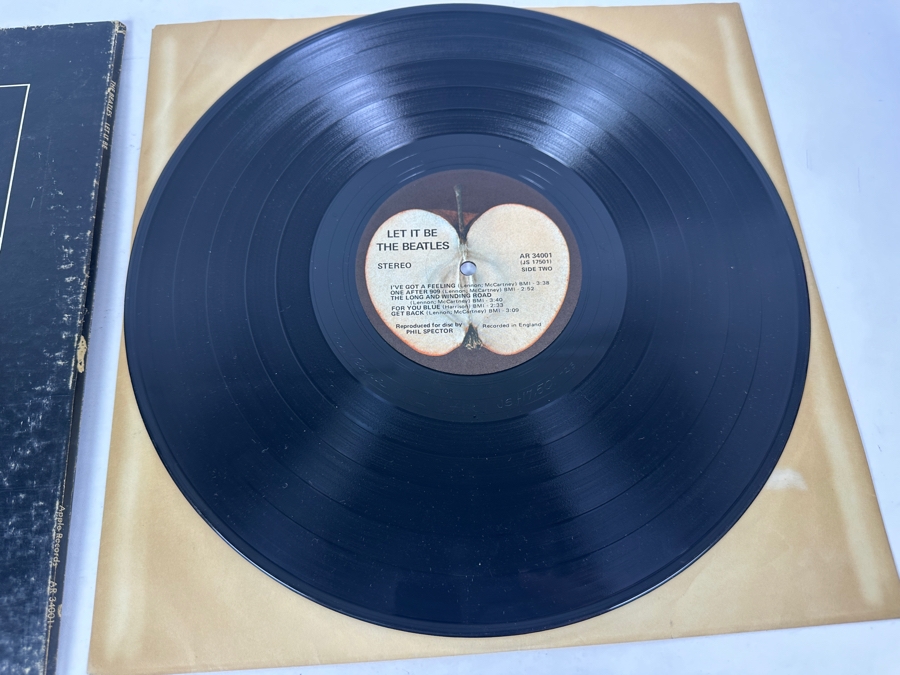 The Beatles - Let It Be Apple Records Red Apple AR 34001 Gatefold Vinyl Record UK (Phil Spector) [Photo 9]