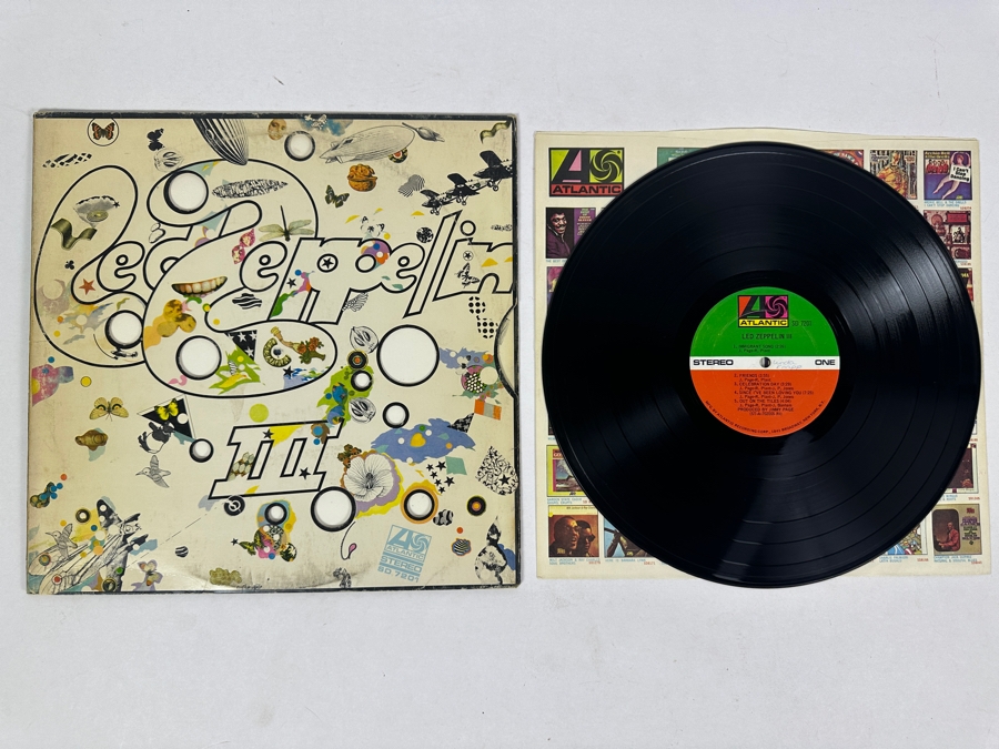 Led Zeppelin - Led Zeppelin III Atlantic Records SD 7201 Gatefold Vinyl Record [Photo 1]
