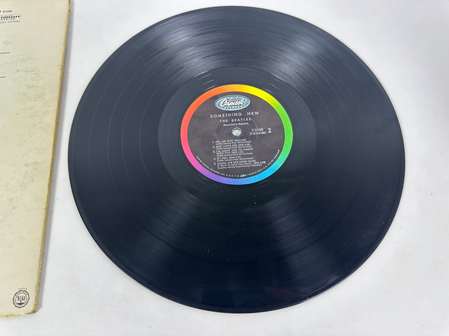 The Beatles - Something New Capitol Records T-2108 Vinyl Record [Photo 7]