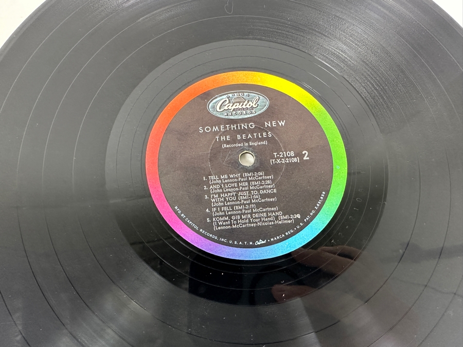 The Beatles - Something New Capitol Records T-2108 Vinyl Record [Photo 8]