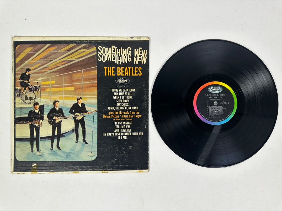 The Beatles - Something New Capitol Records T-2108 Vinyl Record [Photo 1]