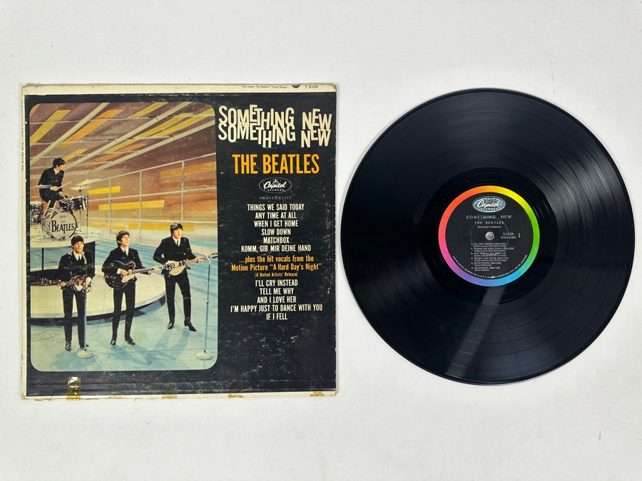 The Beatles - Something New Capitol Records T-2108 Vinyl Record [Photo 2]