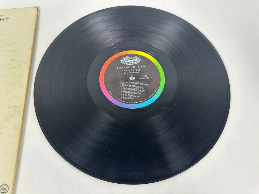 The Beatles - Something New Capitol Records T-2108 Vinyl Record [Photo 5]
