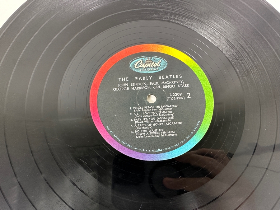 The Beatles - The Early Beatles Capitol Records T-2309 Vinyl Record [Photo 7]