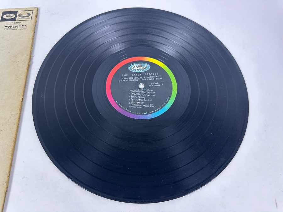 The Beatles - The Early Beatles Capitol Records T-2309 Vinyl Record [Photo 4]