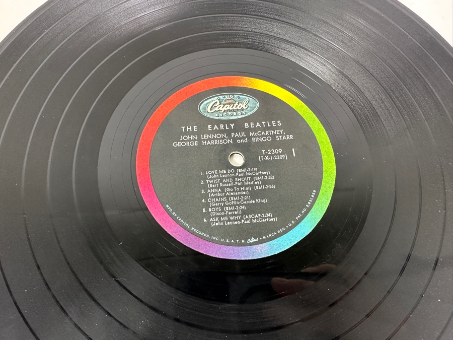 The Beatles - The Early Beatles Capitol Records T-2309 Vinyl Record [Photo 5]
