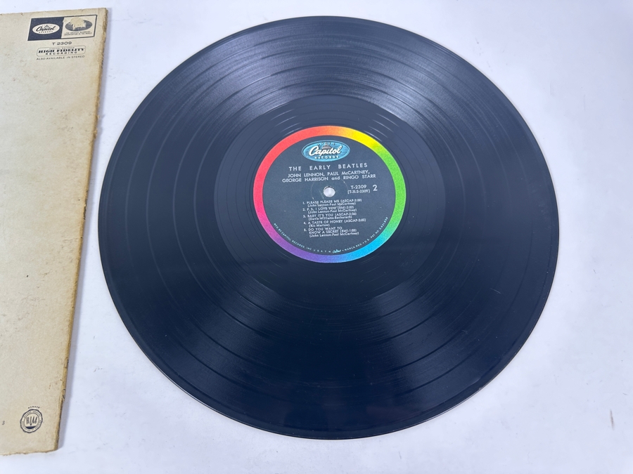 The Beatles - The Early Beatles Capitol Records T-2309 Vinyl Record [Photo 6]