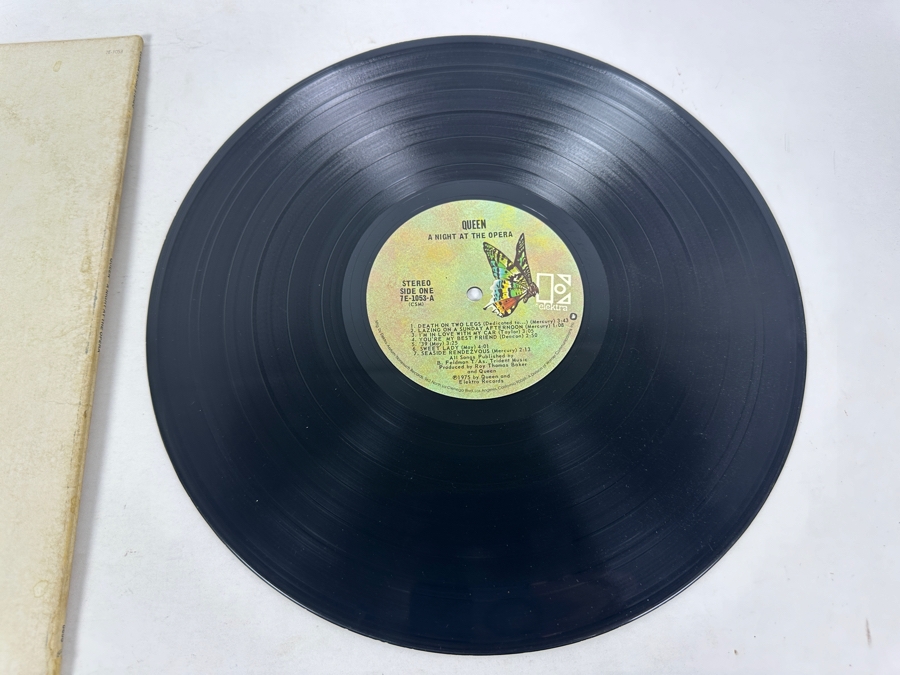 Queen - A Night At The Opera Elektra Records 7E-1053 1975 Vinyl Record [Photo 7]