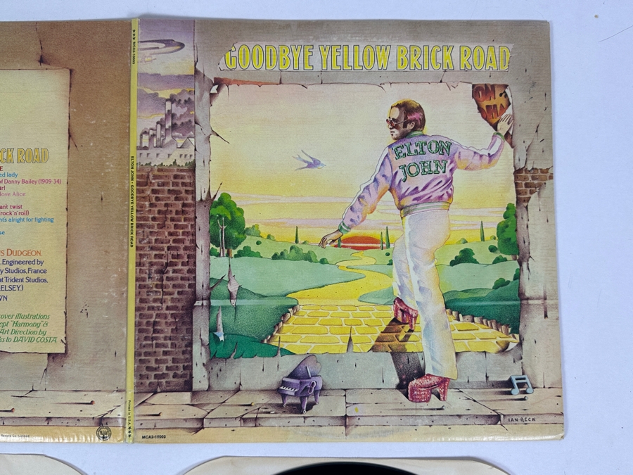 Elton John - Goodbye Yellow Brick Road MCA Records MCA2-10003 1973 Gatefold 2 X Vinyl Record [Photo 2]