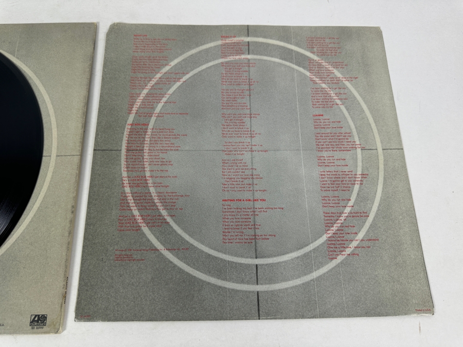 Foreigner - 4 Atlantic Records SD 16999 1981 Vinyl Record [Photo 8]