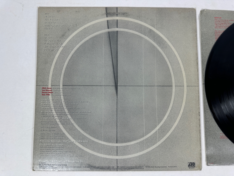 Foreigner - 4 Atlantic Records SD 16999 1981 Vinyl Record [Photo 3]