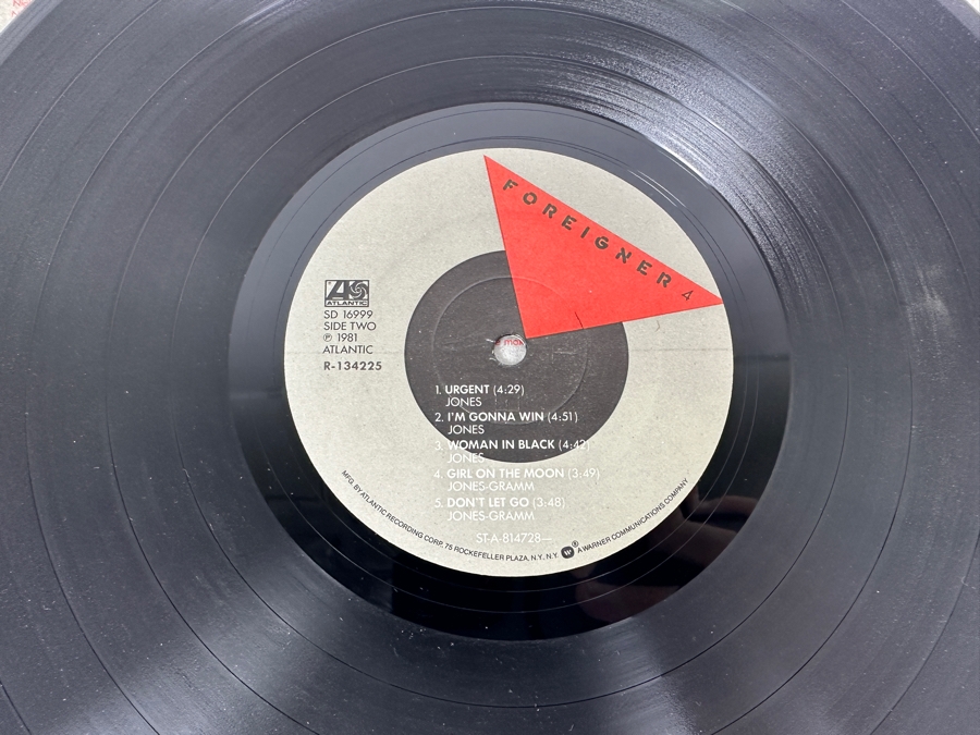 Foreigner - 4 Atlantic Records SD 16999 1981 Vinyl Record [Photo 7]