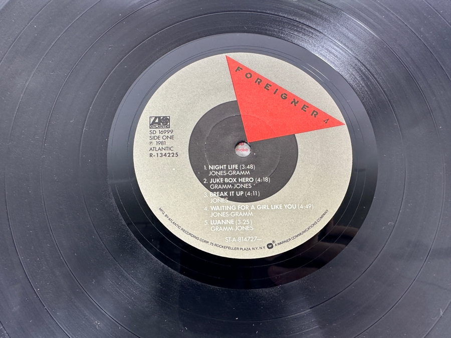 Foreigner - 4 Atlantic Records SD 16999 1981 Vinyl Record [Photo 5]