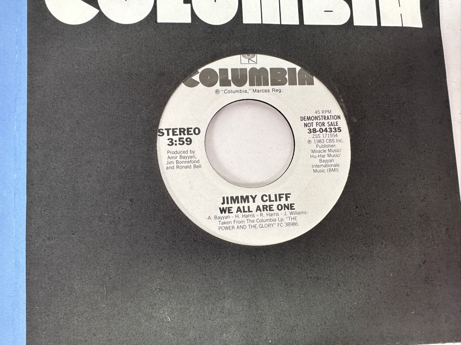 20 Early 1980s Era 45 RPM Vinyl Records Mainly Promo Copies (See Photos) [Photo 5]