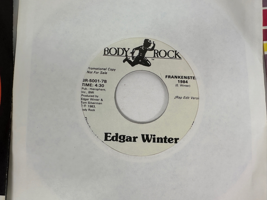 20 Early 1980s Era 45 RPM Vinyl Records Mainly Promo Copies (See Photos) [Photo 9]