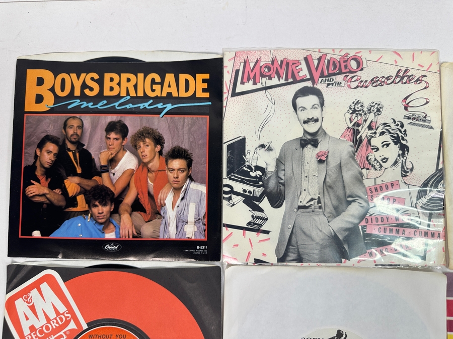 20 Early 1980s Era 45 RPM Vinyl Records Mainly Promo Copies (See Photos) [Photo 2]