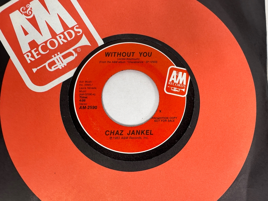 20 Early 1980s Era 45 RPM Vinyl Records Mainly Promo Copies (See Photos) [Photo 10]