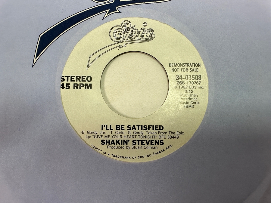 20 Early 1980s Era 45 RPM Vinyl Records Mainly Promo Copies (See Photos) [Photo 17]