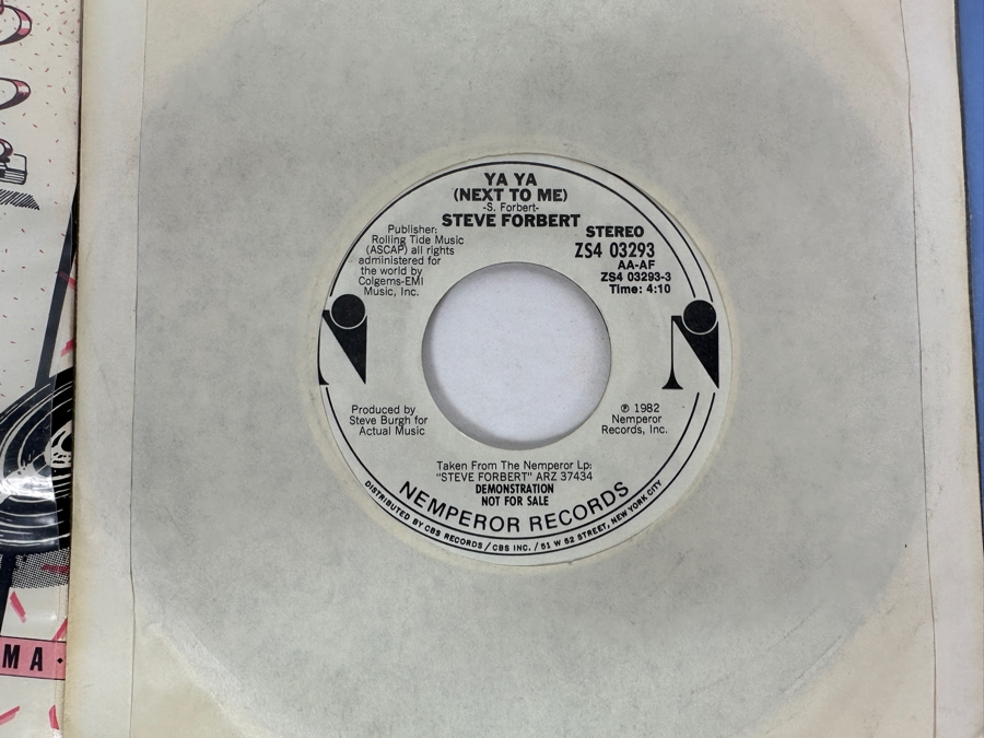 20 Early 1980s Era 45 RPM Vinyl Records Mainly Promo Copies (See Photos) [Photo 3]