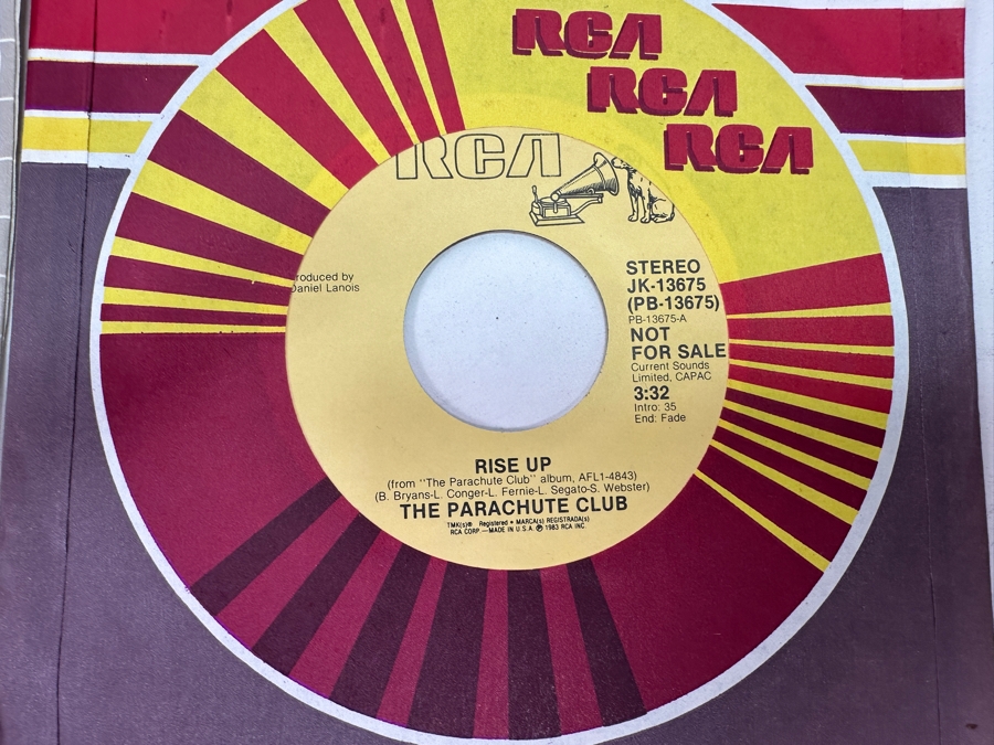 20 Early 1980s Era 45 RPM Vinyl Records Mainly Promo Copies (See Photos) [Photo 15]