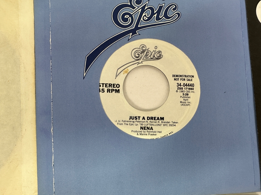 20 Early 1980s Era 45 RPM Vinyl Records Mainly Promo Copies (See Photos) [Photo 4]