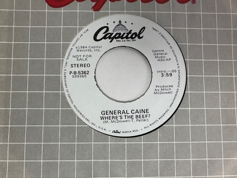 20 Early 1980s Era 45 RPM Vinyl Records Mainly Promo Copies (See Photos) [Photo 11]