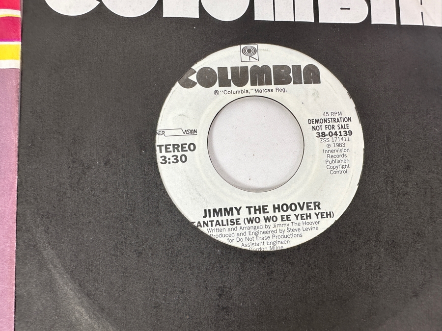 20 Early 1980s Era 45 RPM Vinyl Records Mainly Promo Copies (See Photos) [Photo 5]