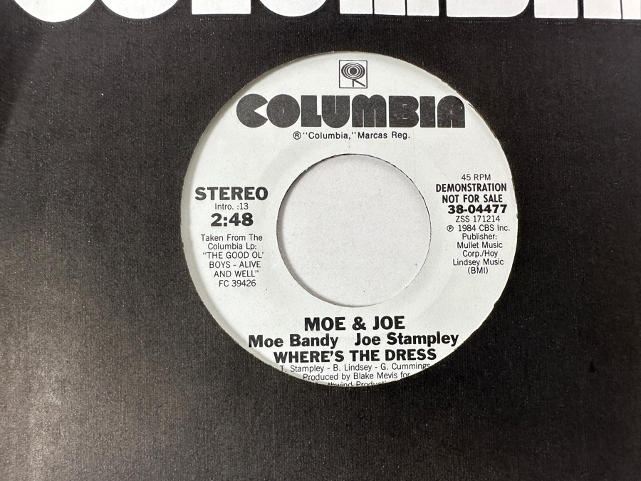 20 Early 1980s Era 45 RPM Vinyl Records Mainly Promo Copies (See Photos) [Photo 18]