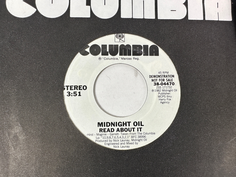 20 Early 1980s Era 45 RPM Vinyl Records Mainly Promo Copies (See Photos) [Photo 19]