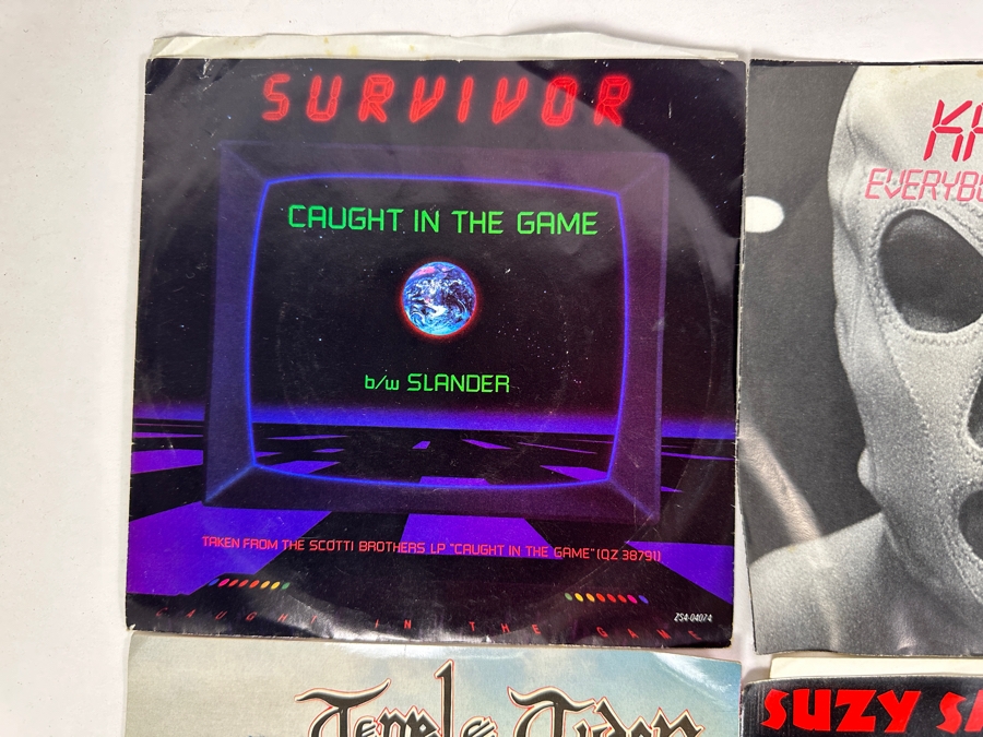 20 Early 1980s Era 45 RPM Vinyl Records Mainly Promo Copies (See Photos) [Photo 2]